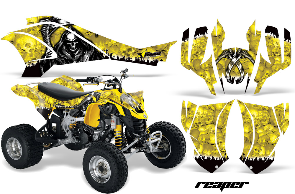 Can-Am DS450 Graphics Kit Reaper Y